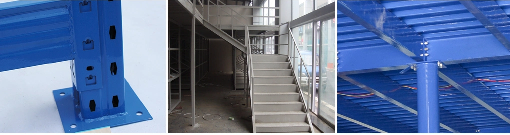 Factory Directly Sale Multi Level Steel Metal Floor Mezzanine Rack for Warehouse