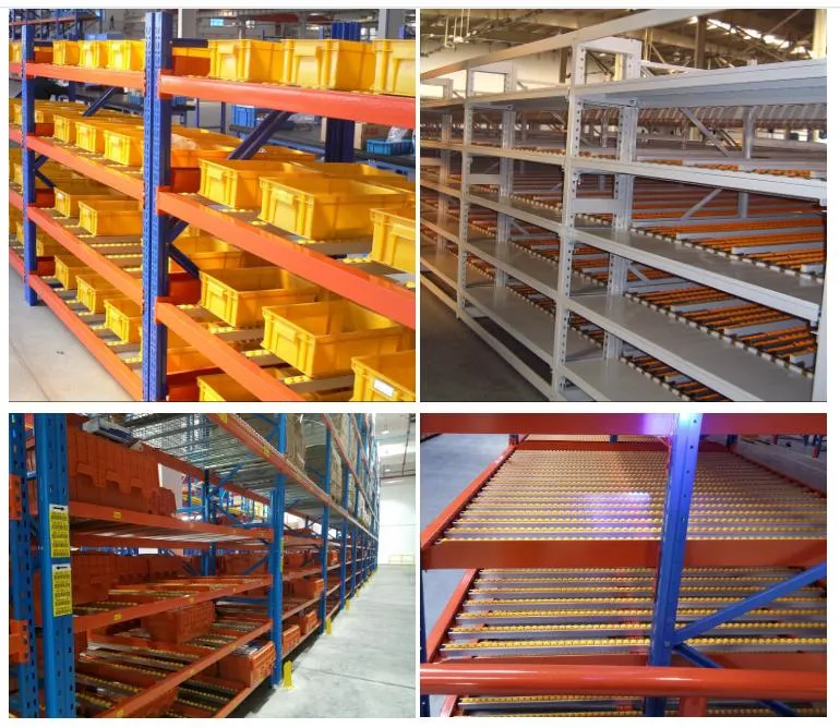 Pallet Carton Gravity Flow Rack with Rollers