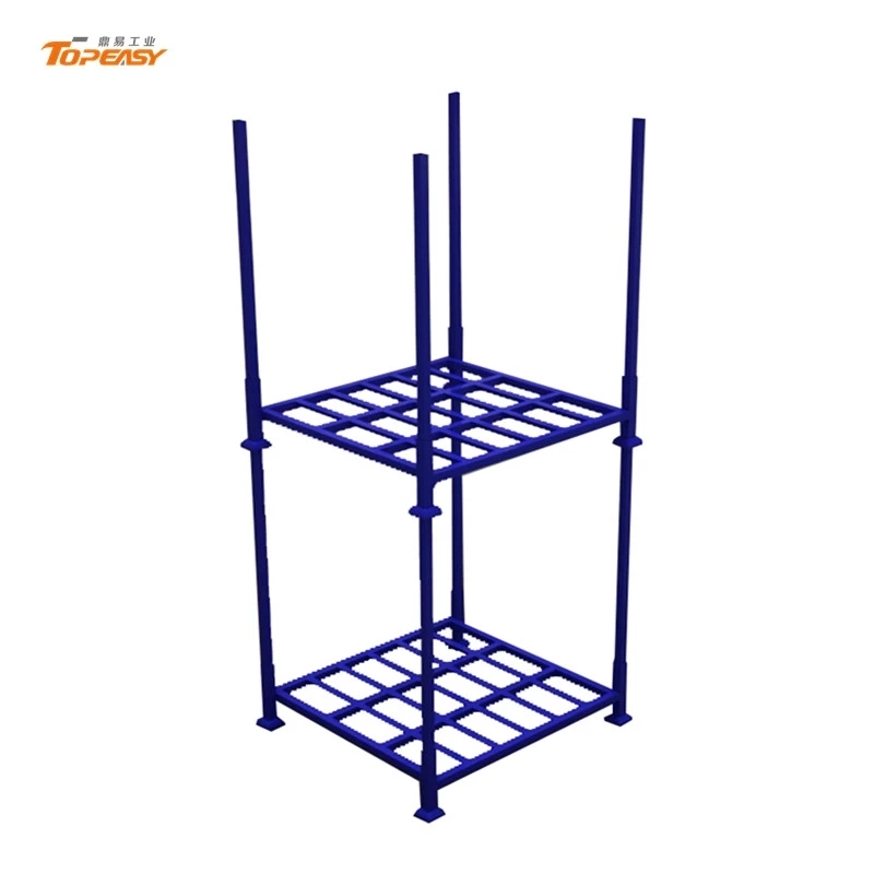 Customized Heavy Duty Powder Coating Stacking Tire Racks for Warehouse Open Frame Rack