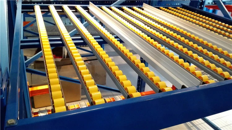 Sliding Carton Flow Through Racking