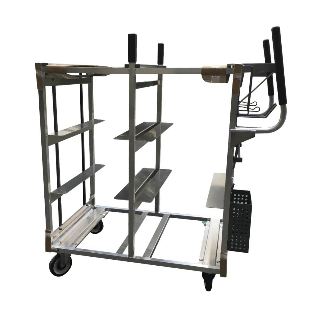 Aluminum Ladder Cart for Supermarket and Warehouse Logistics